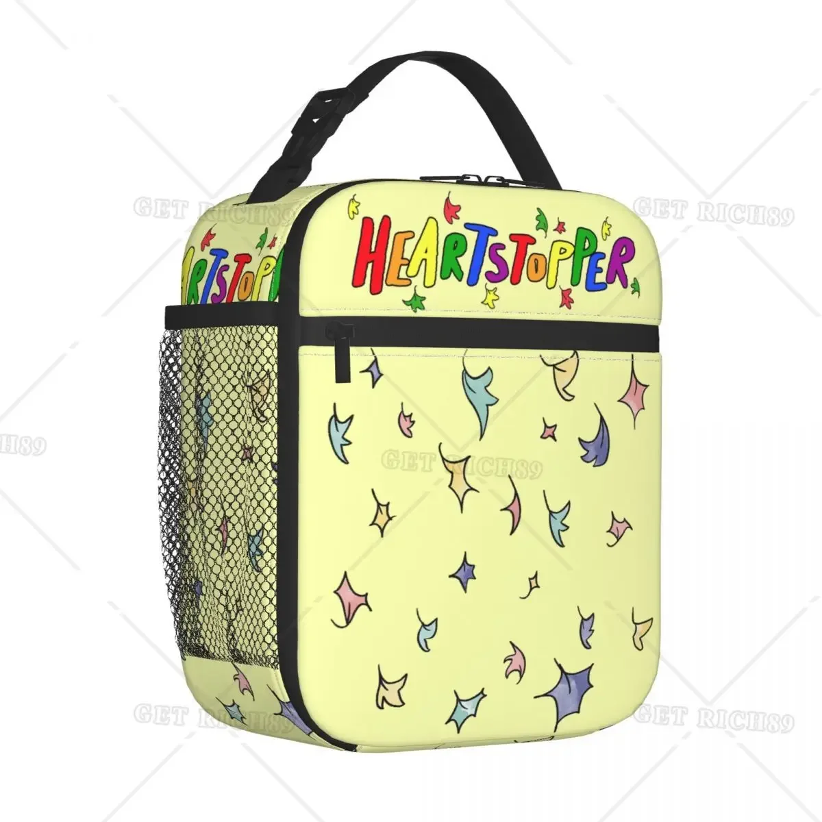 Insulated Lunch Bag Heartstopper Leaves Multicolored Merch Storage Food Box Multifunction Cooler Thermal Bento Box for School