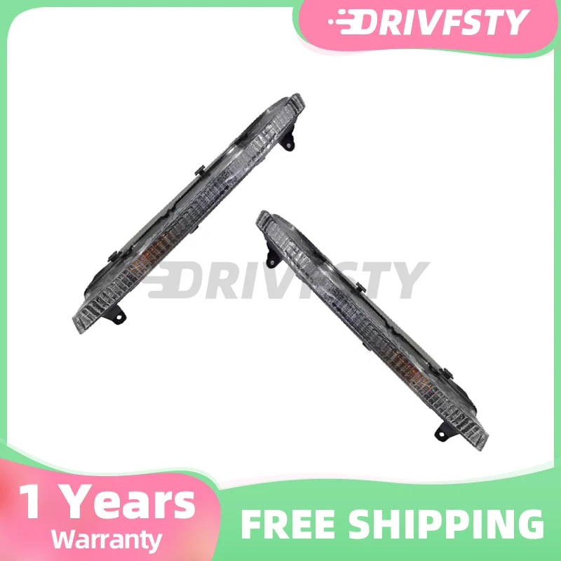 

For Audi Q7 2006-2009 Car Front Turn Signal Lamp Housing Daytime Running Light Warning Lamp Lampshade without bulb