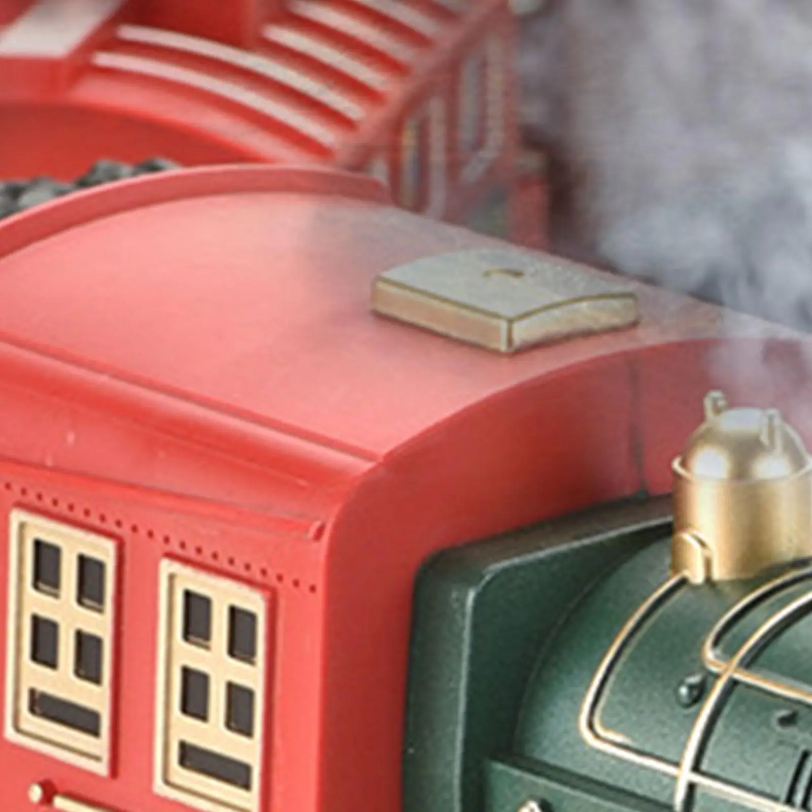 Juego de tren eléctrico, motor locomotor con control remoto, 3 coches, juguete de Navidad