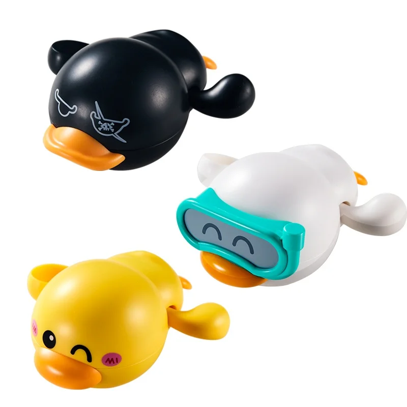 Bebê banho e água jogando brinquedos, patos, golfinhos, natação, flutuando, Clockwork, 1pc