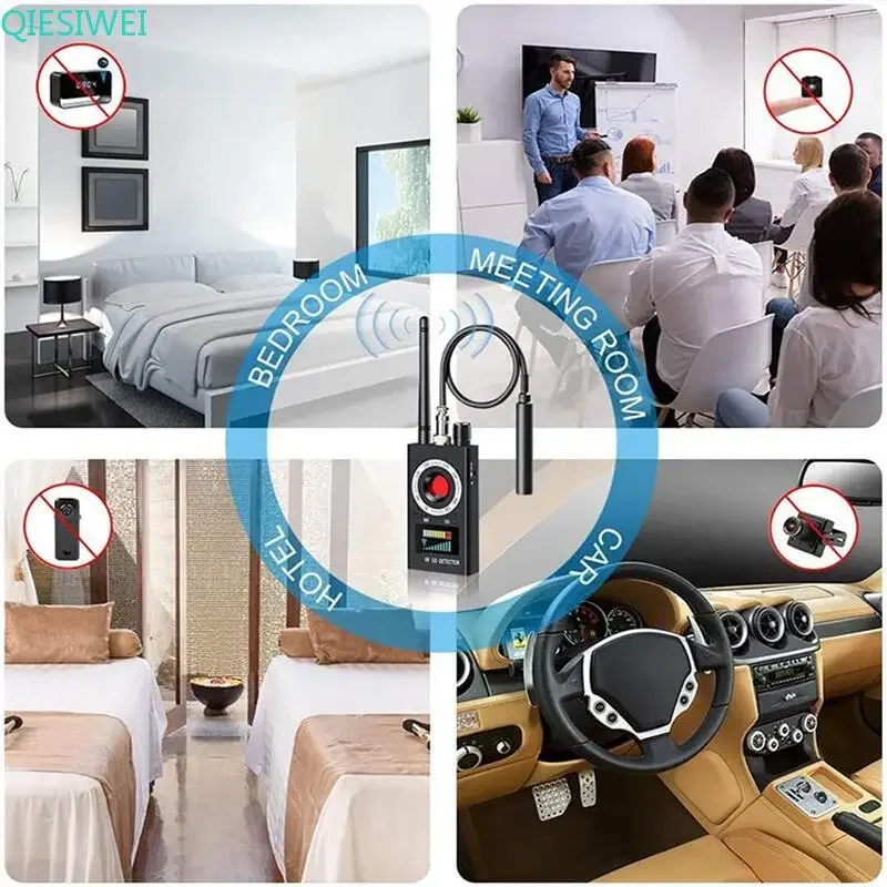 جديد K19 مكافحة التنصت كاشف الكاميرا الخفية RF اللاسلكية GSM إشارة التنصت على المكالمات الهاتفية لتحديد المواقع المقتفي أدوات التجسس كاشف علة مكتشف