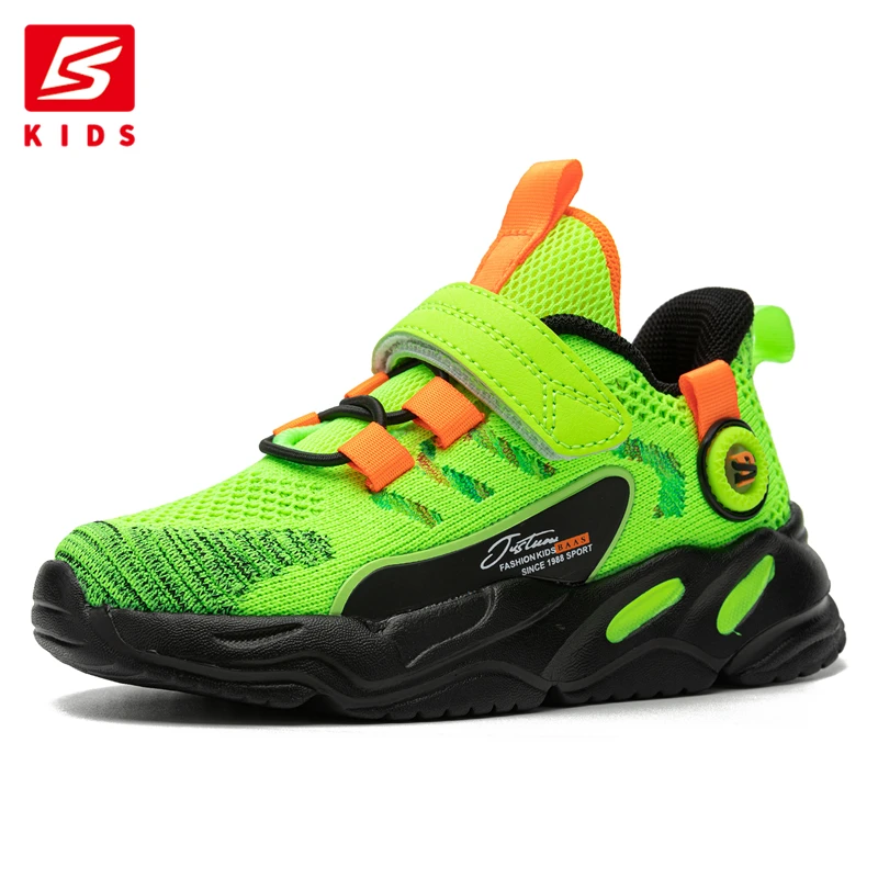 Baasploa Kids Sneakers Boys Girls Led Light Luminous Shoes Mesh Breathable Child Sports Shoes Children Casual Walking Sneakers