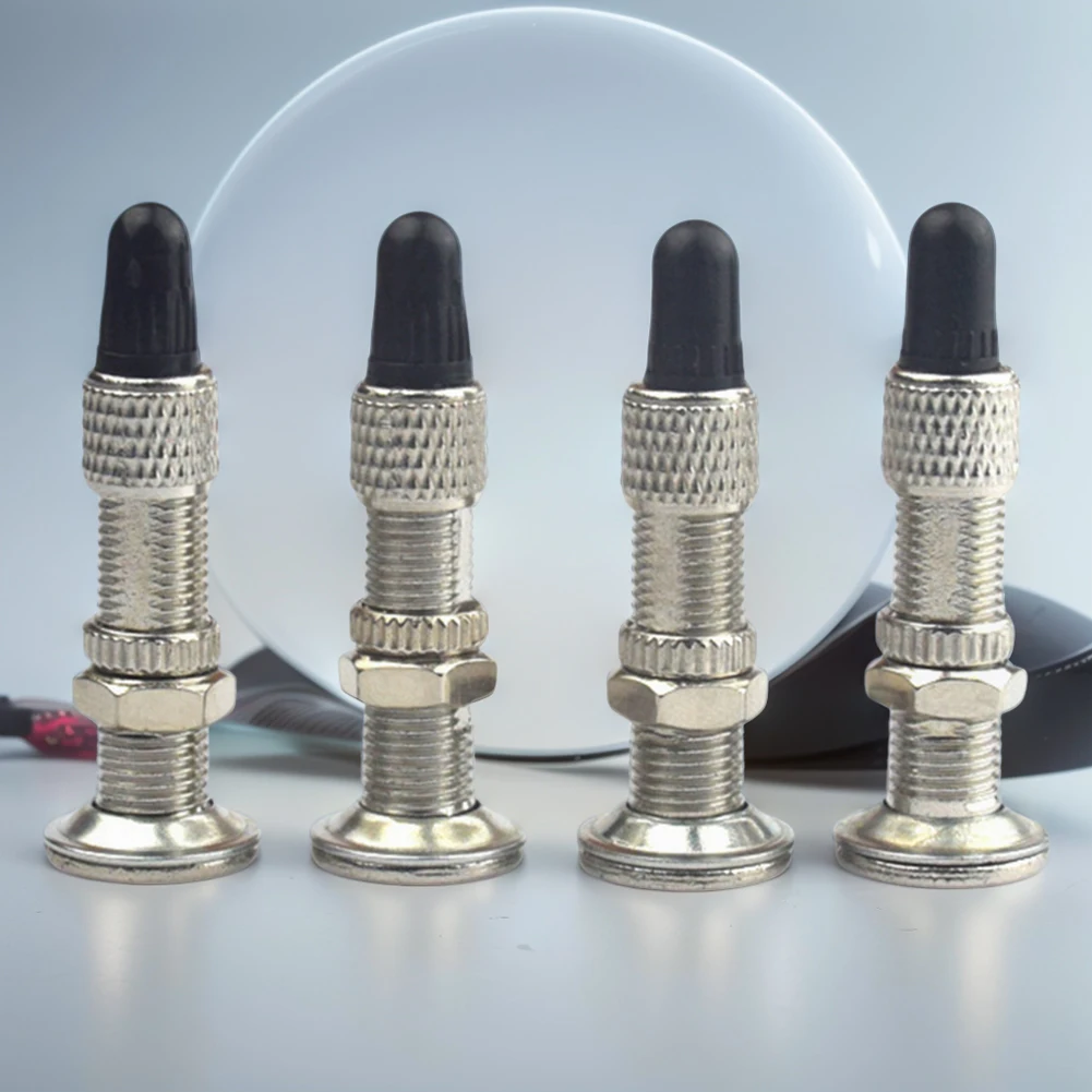 4 قطعة استبدال صمامات الدراجات سبائك الزنك دراجة هوائية جبلية Dunlop صمام الأساسية الإطارات صمام لايحتاج الدراجات استبدال أجزاء #3