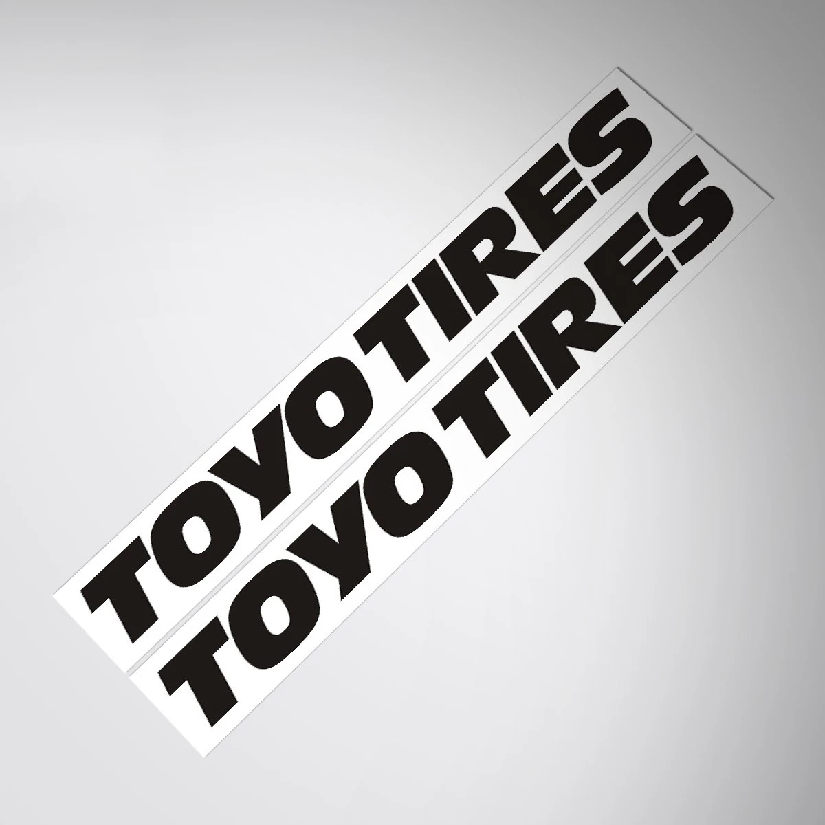 2x Car Styling and Decals for TOYOTIRES Sponsor Modified AUTO Door Body Window Sticker Waterproof