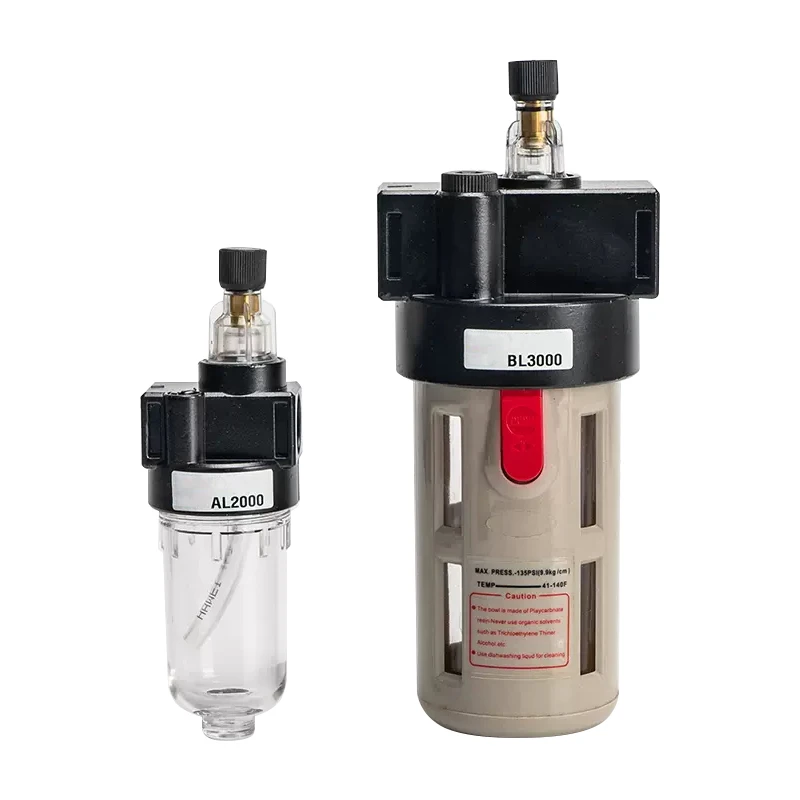 

1PCS 1/4 " Solenoid Valve Lubricator Air Treatment Can Be Used With PC/PT Series Hose Connectors AL2000 BL2000/3000/4000