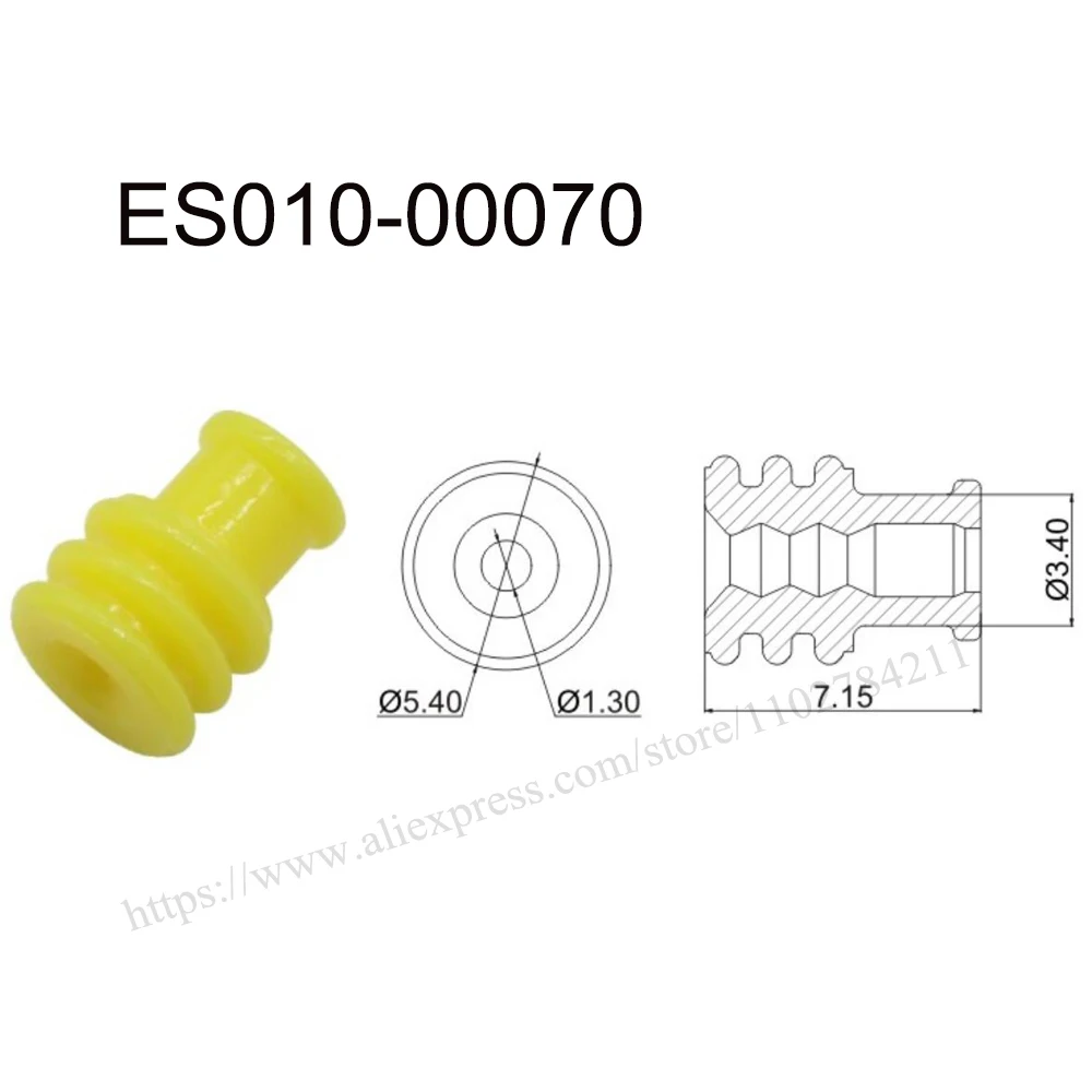 Imagem -03 - Conector de Borracha Impermeável Auto Seal Terminal Plug Pin Socket Novidades Energy Automotive Gy531 5000 Pcs