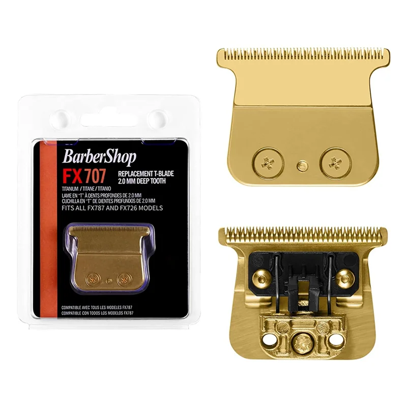 Vervangende Messen Voor Babylisspro FX787 & FX726 Trimmers, FX707 Vervanging Messen Goud