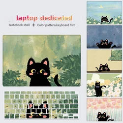 Laptop Case Cute Cat Hard Shell Waterproof Case Sleeve For Macbook Air A1466 A2681 A2338 Pro 16 A2485 A2941 with Keyboard Cover