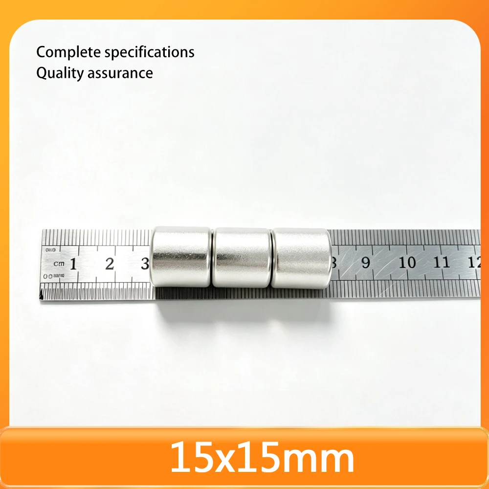 15x15 mm Small Magnets 15x15mm N35 Circular Neodymium Magnet Dia 15x15mm Permanent NdFeB Magnet Disc Magnet