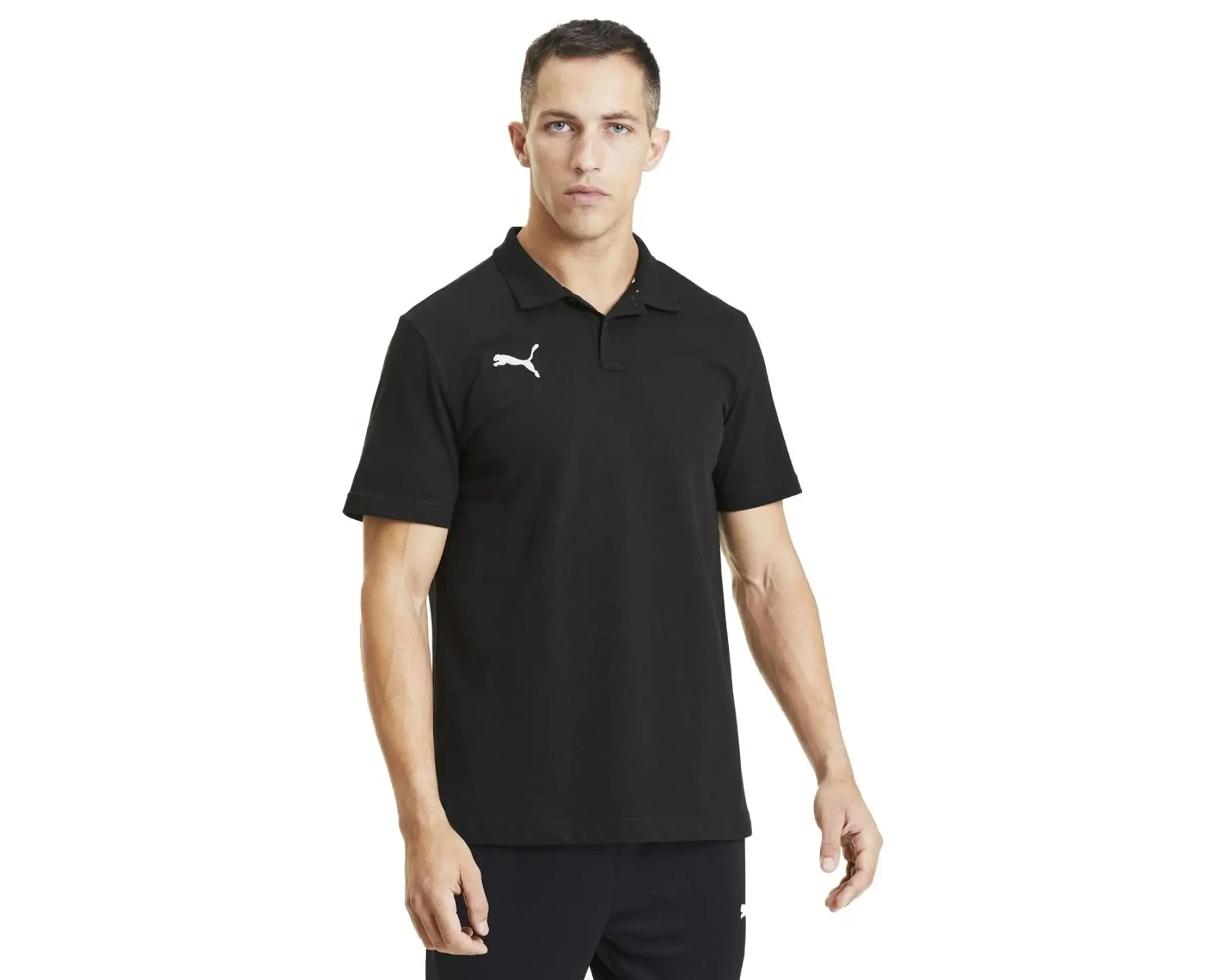 Puma Original Polo T-shirt Dress Shirts Running Gym Men Casual Short-Sleeved Slim Compression Sports Fitness Quick