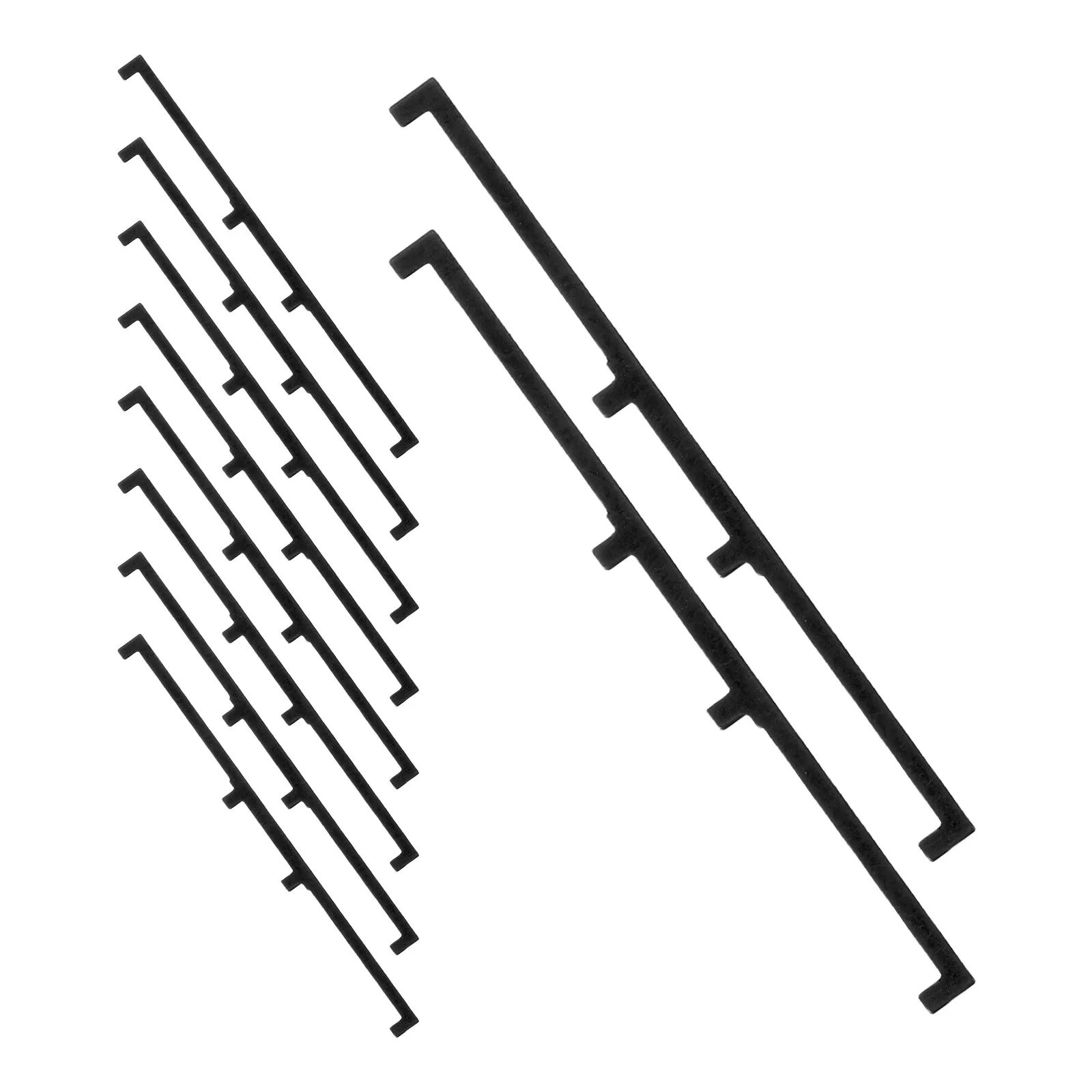 10Pcs Retro Mechanical Wall Mantel Clock Parts Pendulum Suspension Spring Plate Metal Mainspring Assembly Strike Mechanism