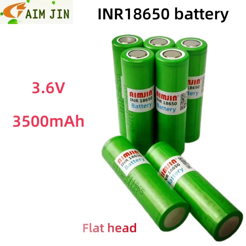 

High Capacity INR 18650 3500mAh 3.6V Li Ion Reachargeable Batteries For Flashlight