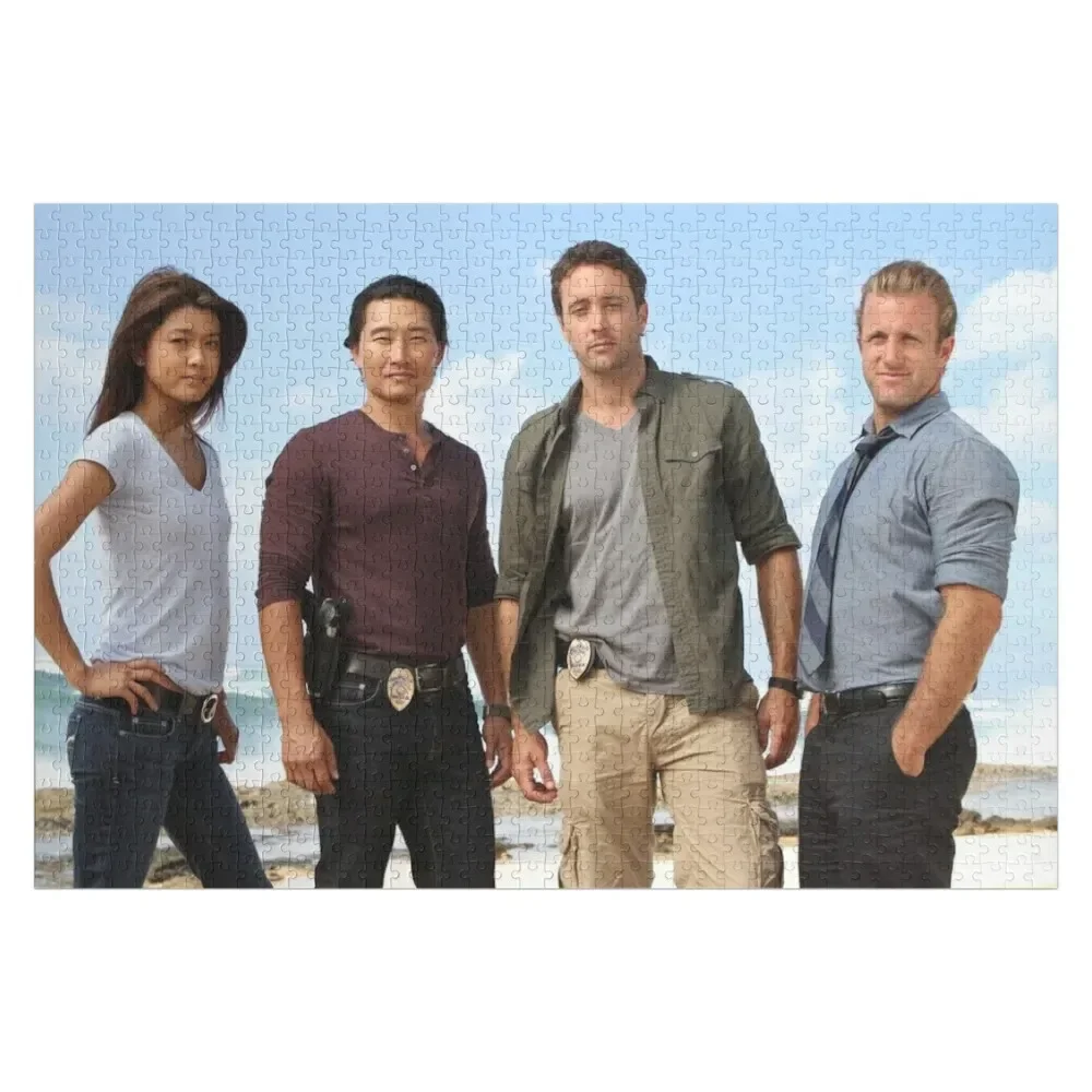 Original Season 1 cast Hawaii Five-0 Jigsaw Puzzle Iq Custom Jigsaw Baby Wooden Puzzle