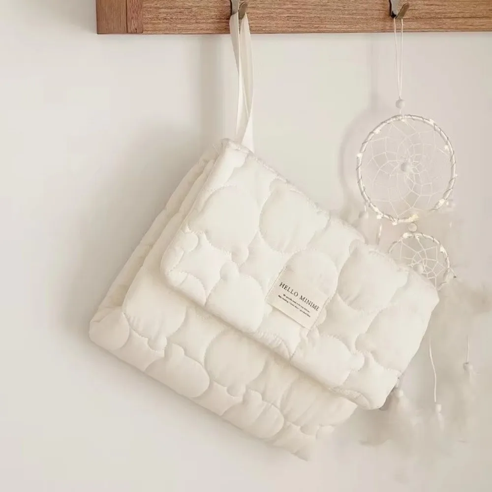 Alas Popok Bayi Lipat Portabel Alas Ganti Popok Berlapis Dapat Digunakan Kembali Alas Urinal Warna Solid Aksesori Perjalanan