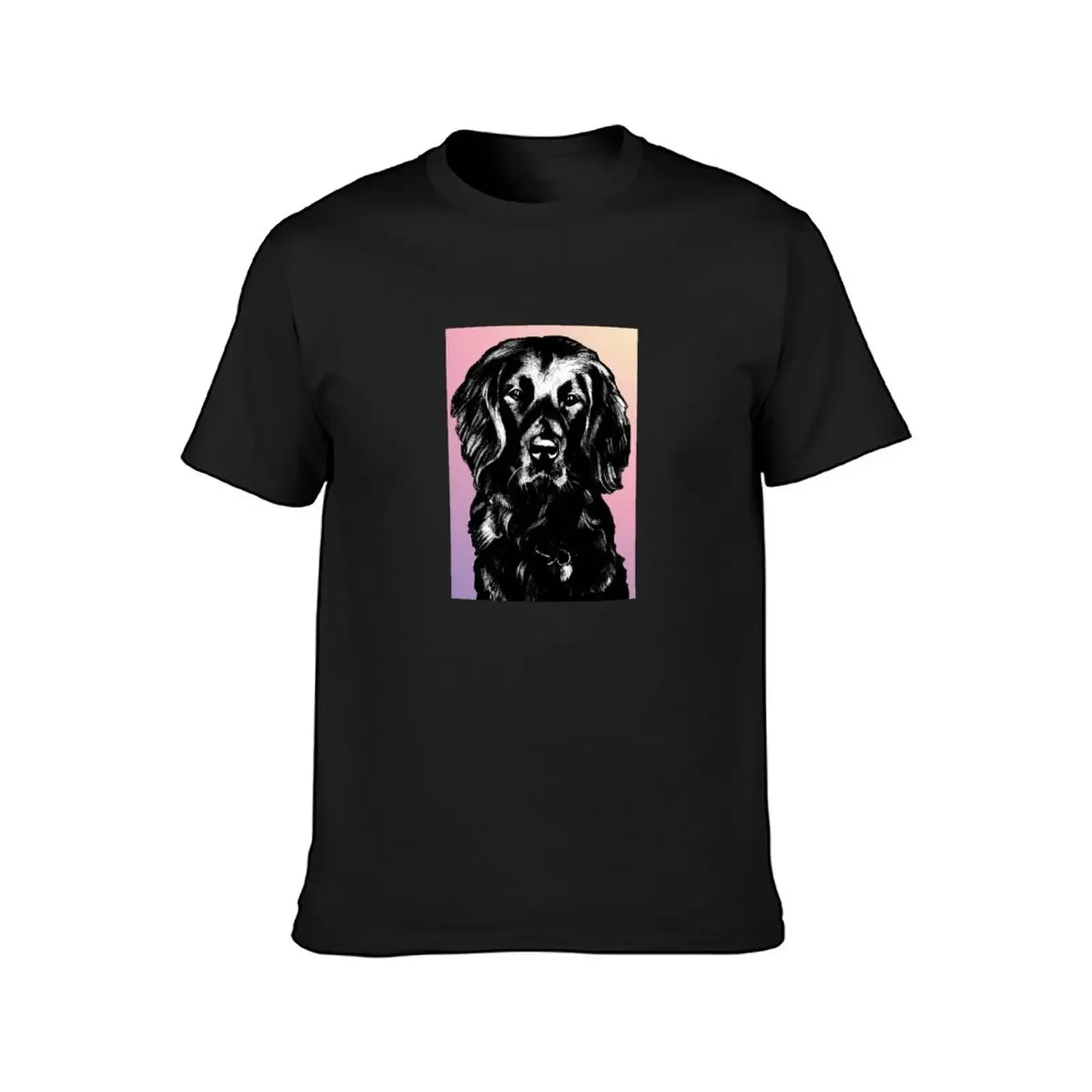 Flat Coated Retriever ~ Graphic T-Shirt graphic tee shirt basketball graphic tees big and tall t shirts for men