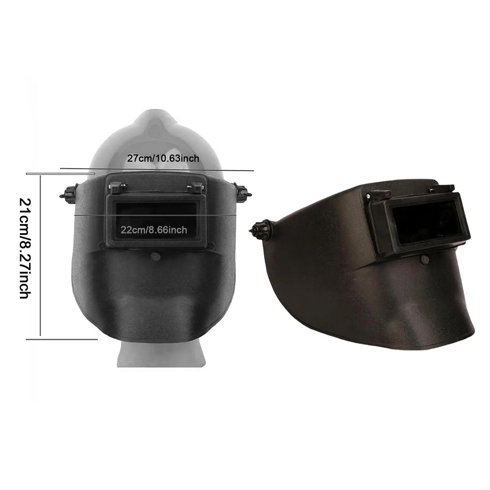 Electric Welding Cover with Openable Glasses Protective Welder Hood Helmet for Spot Welding and Repair Work