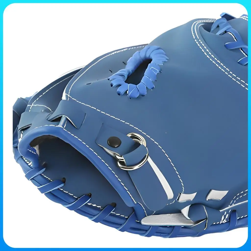 Adult Baseball Glove 12.5 Inch PU Leather Left Hand Throw Softball Mitt Fielding Training Equipment for Beginner Player Outdoor