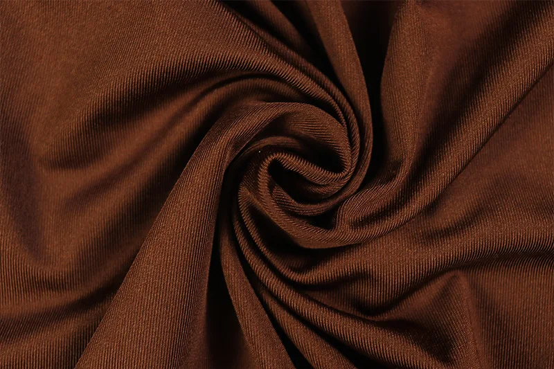 Abito lungo a pieghe con spacco alto solido Abito da sera aderente a maniche lunghe con collo alto moda donna 2025 Abito lungo da festa autunnale