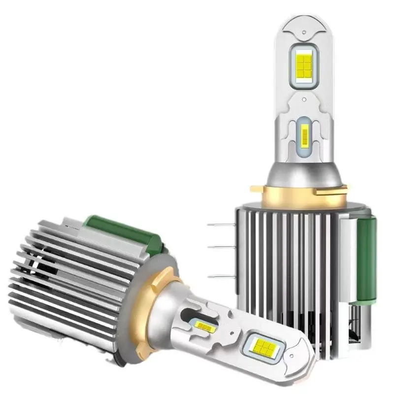 Ampoules de phares LED H15 CANBUS 6500K blanc 40000LM, feux de route LED pour voiture, lampe de conduite DRL avec ventilateur de refroidissement, sans erreur, 2 pièces