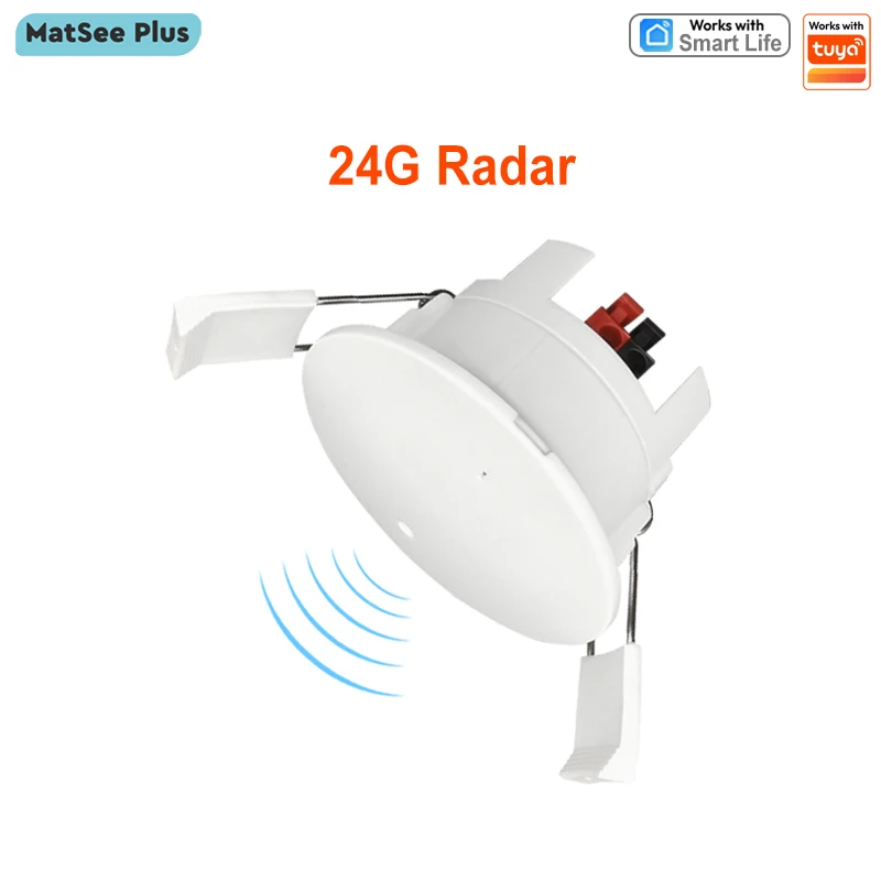 

Smart Life WiFi/ Zigbee Millimeter Wave Radar 24Ghz Human Presence Motion Sensor Luminance Detector App Monitor 110/220V AC