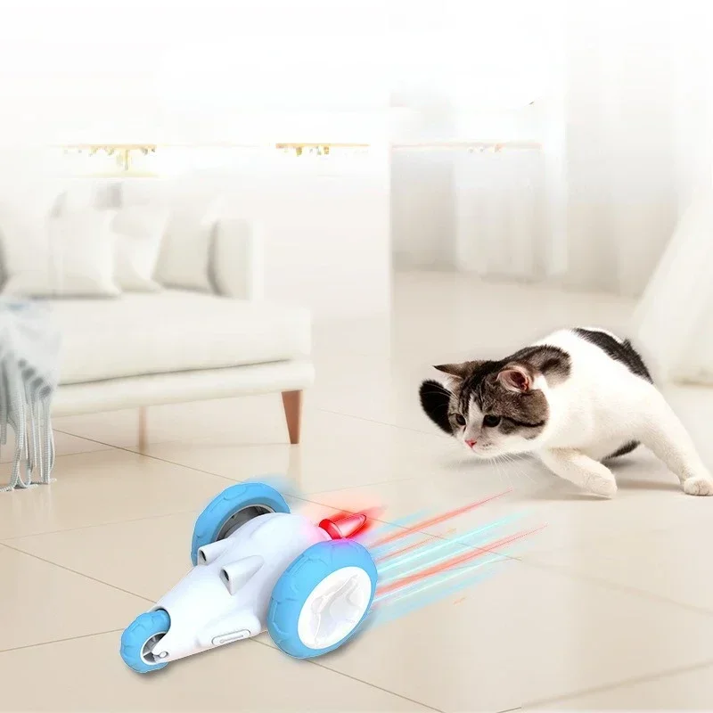 Smart Interactive Cat Toys Rechargeable Electric Sensor Self-moving Mice Toys for Cats Playing Indoor Pet Supplies