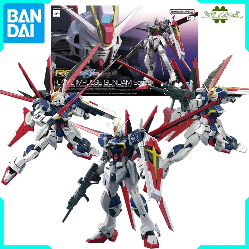 

Bandai Original GUNDAM RG Series 39 FORCE IMPULSE GUNDAM SpecⅡ Anime Action Figure Assembly Model Toys Model Ornaments Gifts
