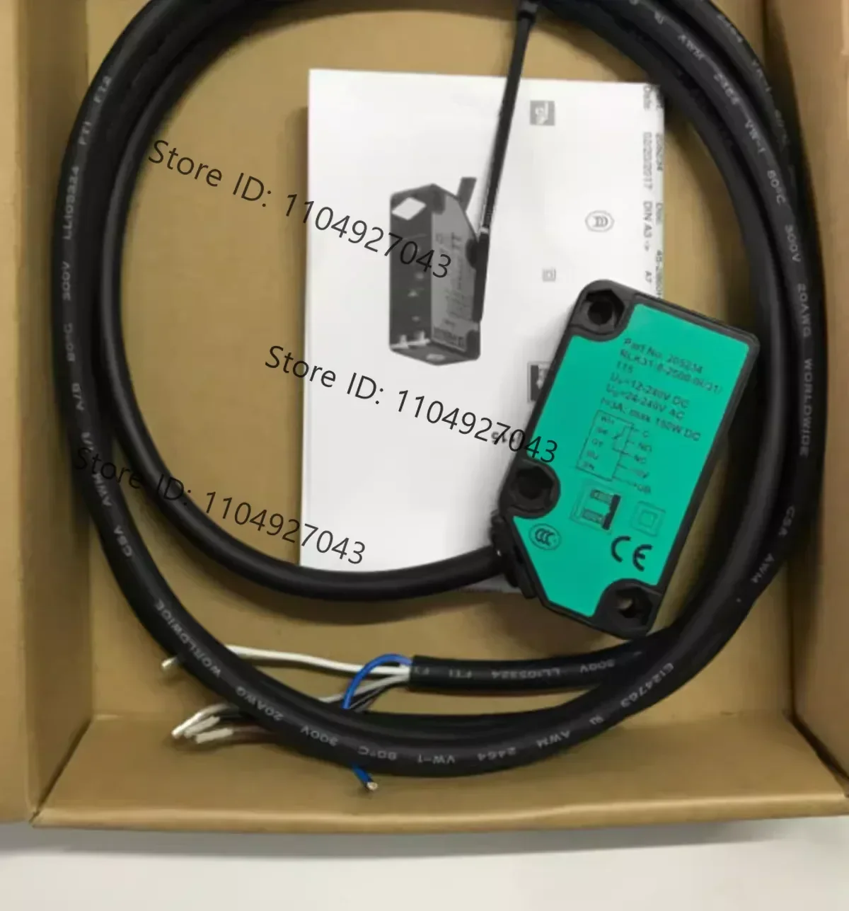 RLK31-8-2500-IR/31/115 diffuse reflection photoelectric sensor Order number 205234