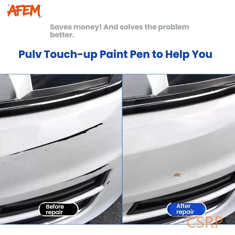 For Tesla MODEL-3 Automotive Touchup Pen Scratch Repair Tool Pearl White Car Paint Pen For Car Scratches