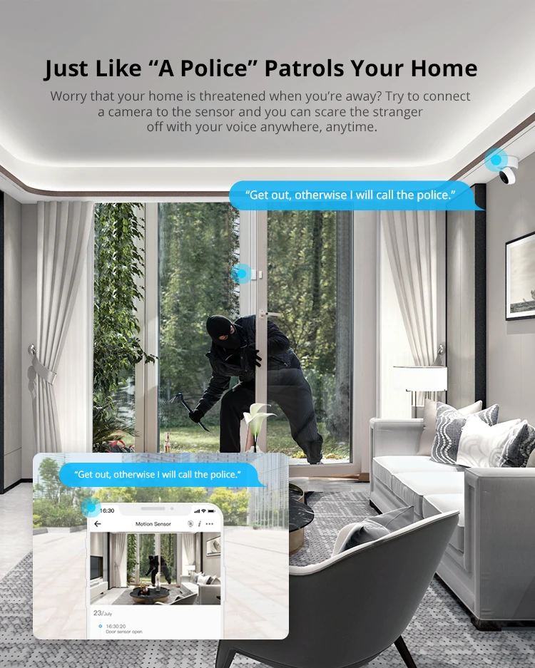 SONOFF SNZB04 Zigbee Smart Door Window Sensor Mini Door Alarm Sensor Work With SONOFF Zigbee Bridge-P For Smart Home Security