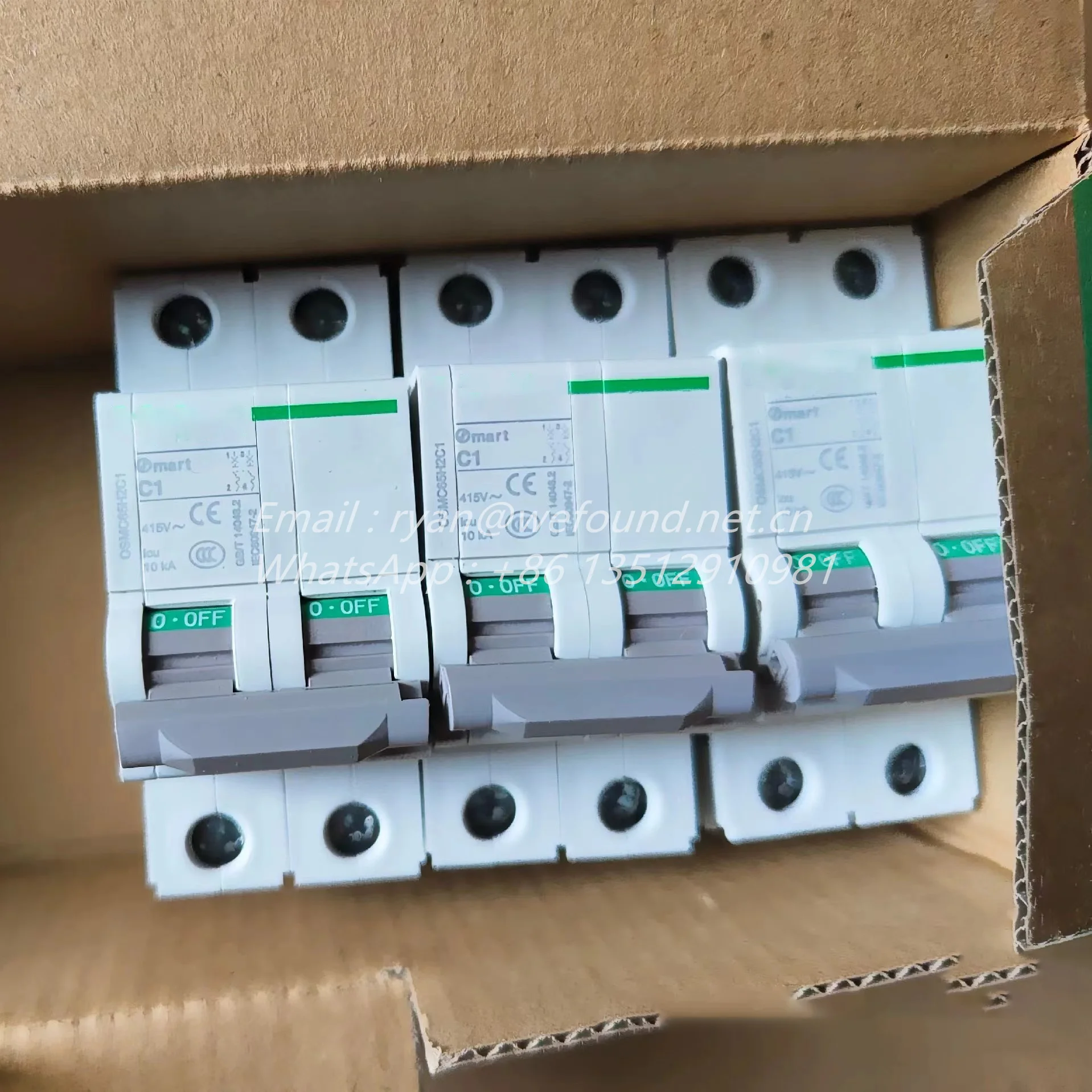 

OSMC65H2C1 for Schneider Circuit Breakers 2P 1A 415V 10kA, price for one commodity