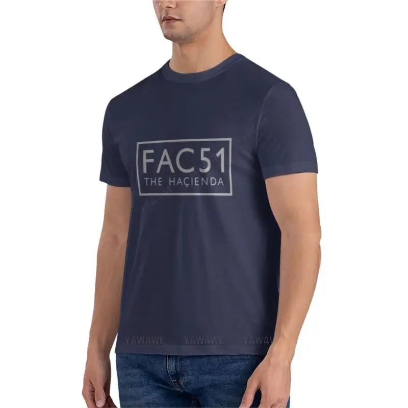 t-shirt black man cotton tops FAC51 The Hacienda Essential T-Shirt quick drying shirt boys t shirts tshirts for men