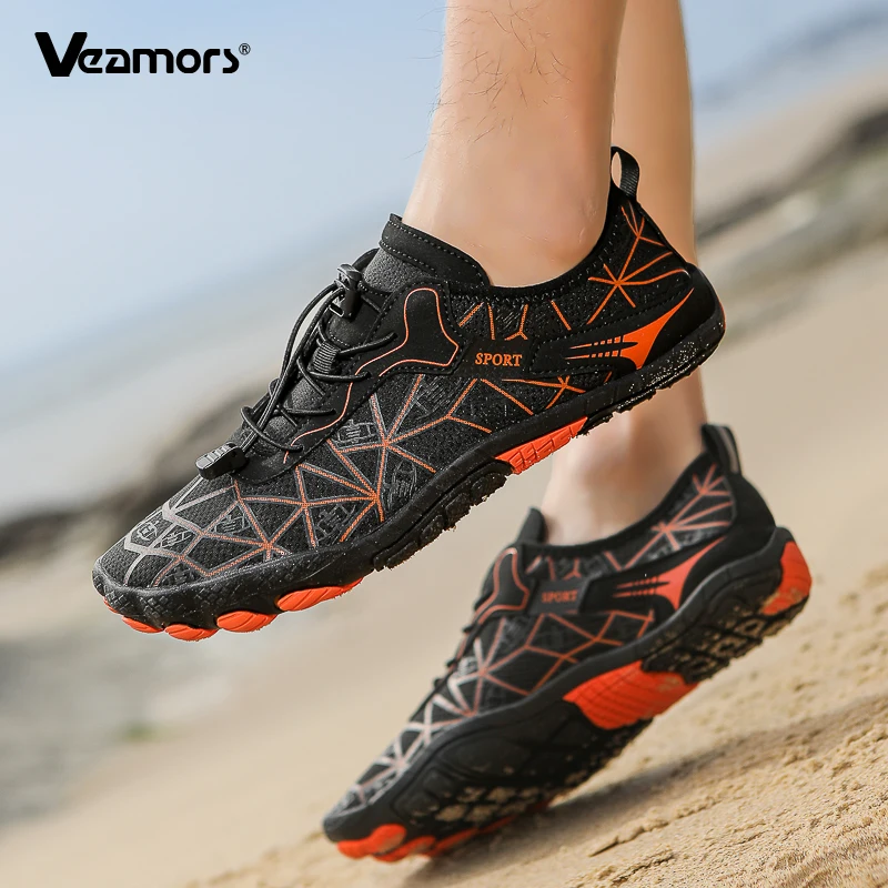 Non-slip Quick Dry Men Women Wading Shoes Unisex Breathable Beach Aqua Shoes Elastic Soft Sole Outdoor Water Sports Shoes