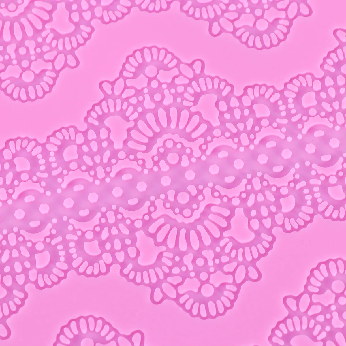 Professional Food Grade Silicone Cake Embossing Mold Textured Lace Design for Homemade Cakes Certified Microwave Freezer