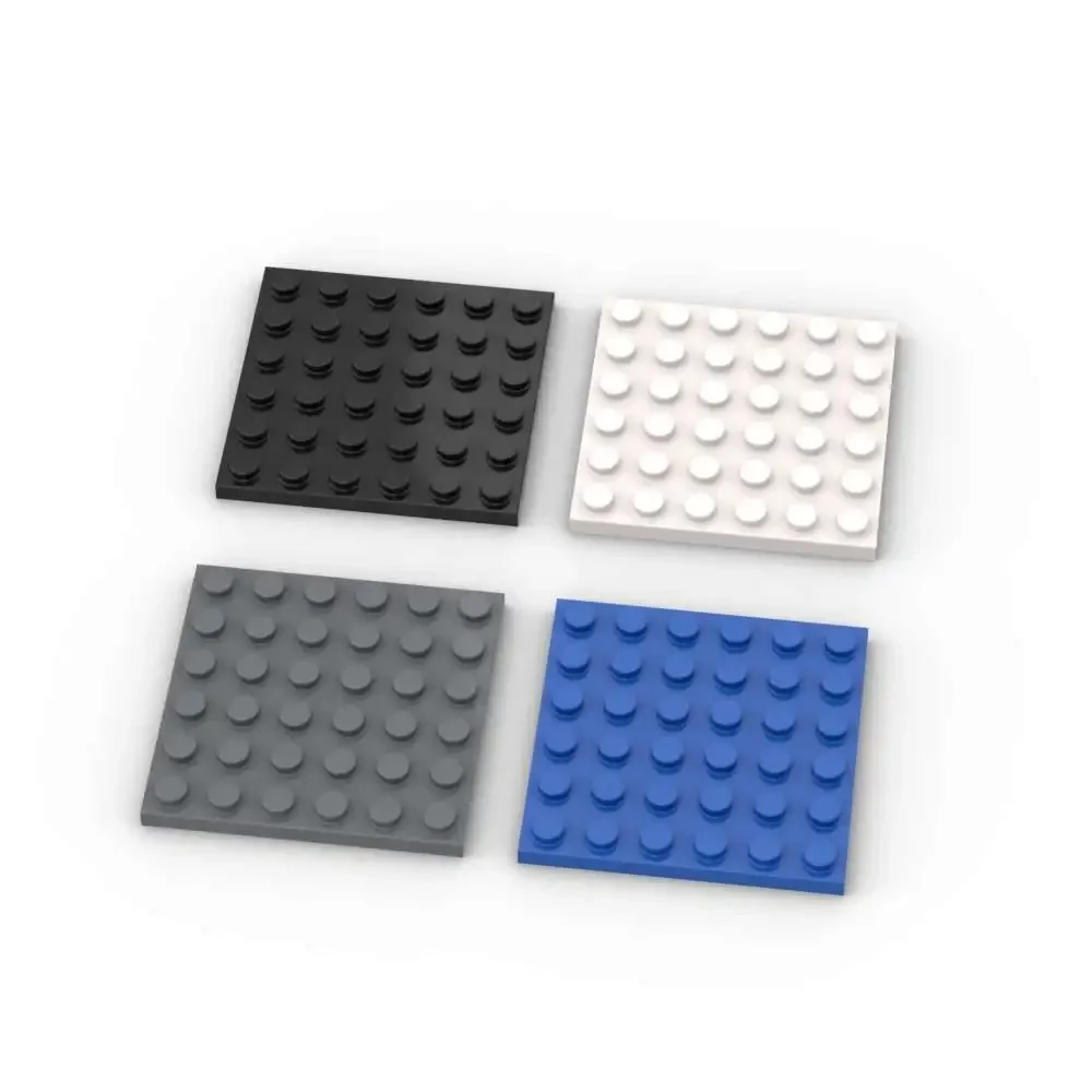 MOC 1 pièces Puzzle particules 3958 6x6 plaque blocs de construction Kit conseil maison château briques idée jouets enfants cadeaux de noël livraison directe