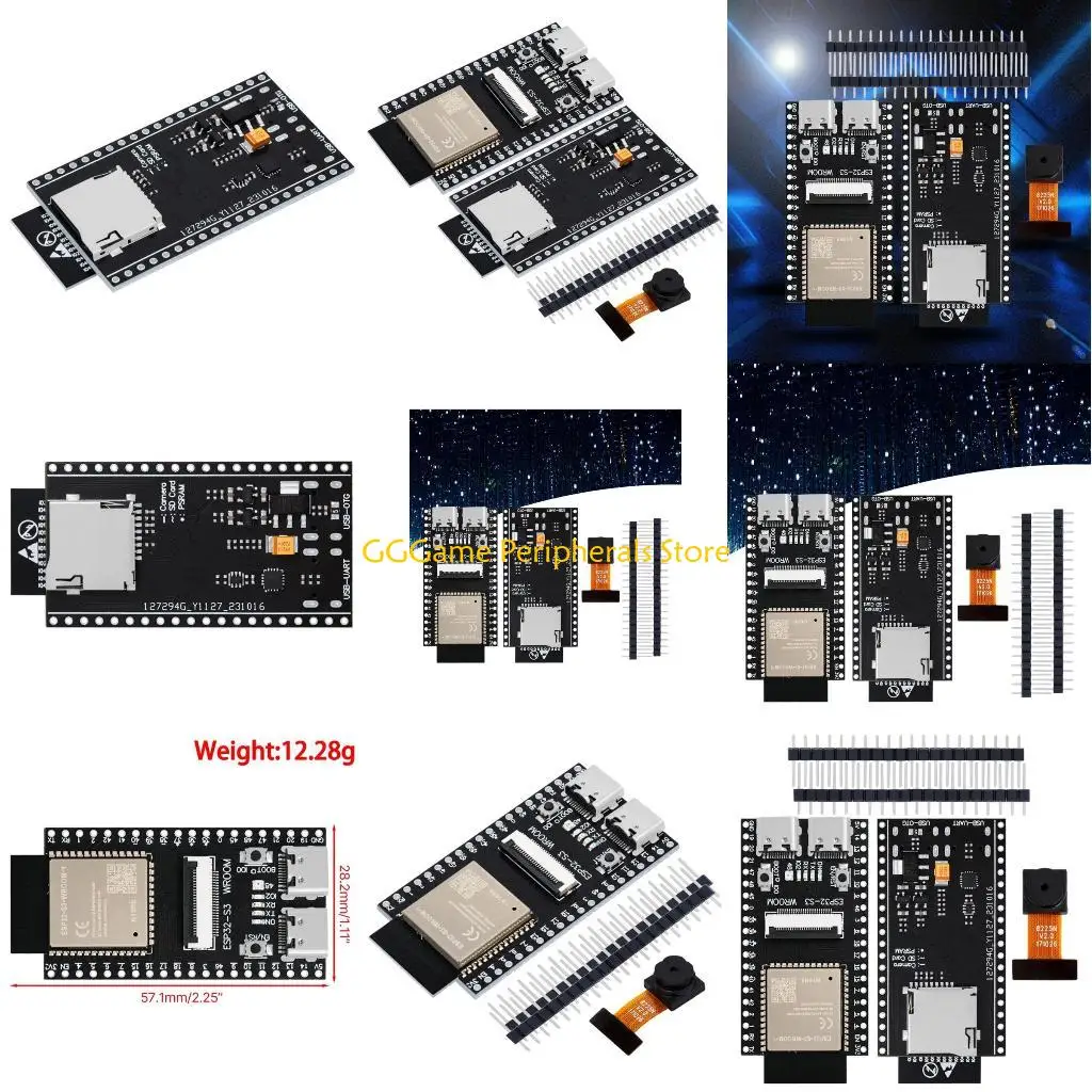 

U55B ESP32S3-WROOM Development Board Base ESP32S3-WROOM-1 Modulars withOV2640 Camera
