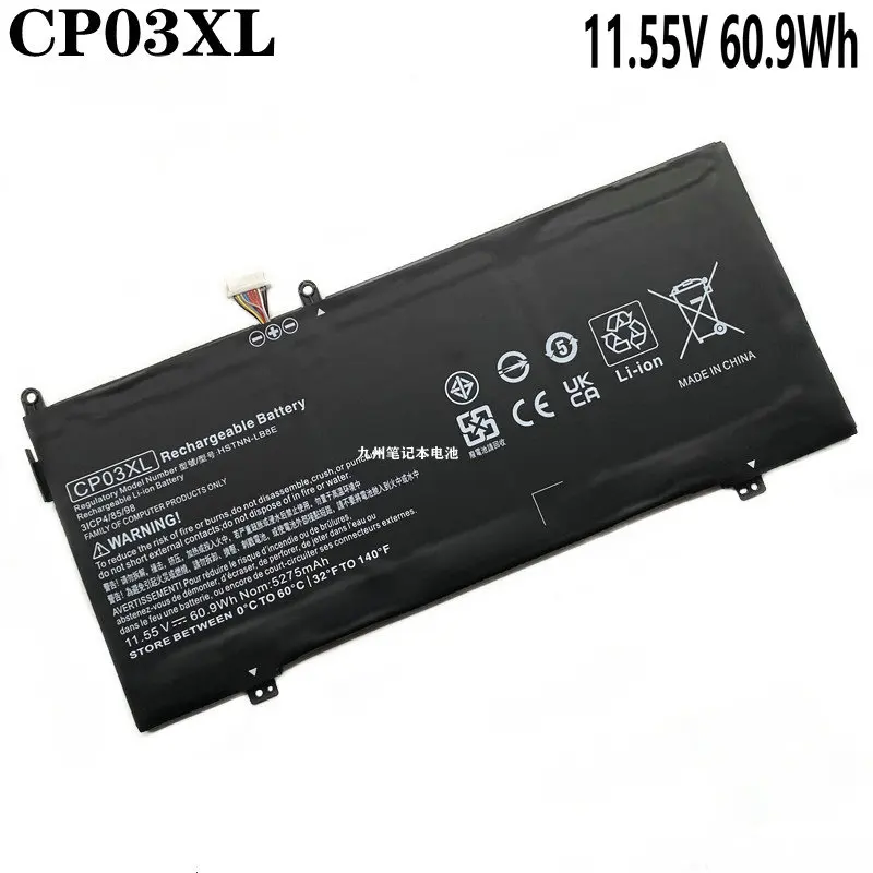 

CP03XL HSTNN-LB8E Laptop Battery For HP Spectre X360 13-AE013DX AE004NP AE007UR AE012NI AE018UR AE045NG AE069TU AE095 TPN-Q199