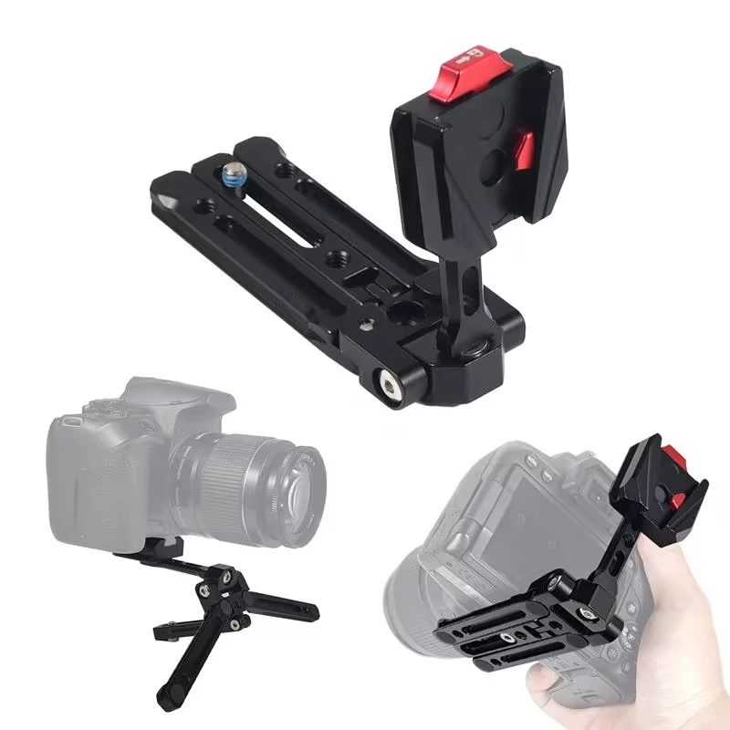 Aluminum V-Lock Battery Mounting Plate Clamp Quick Release for ARCA Tripod Gimbal Vlog DSLR Camera V Mount Power Supply Bracket