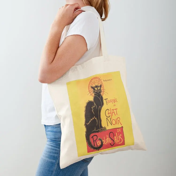 

Le Chat Noir Vintage Poster Tote Bag canvas tote bags Canvas stote bag handbag foldable reusable bag
