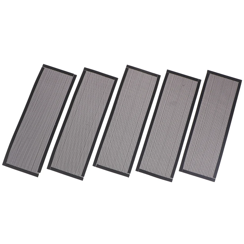 PVC Filtro De Poeira para Computador Chassis, Escudo DIY, Universal Placa Traseira, E/S, 5Pcs