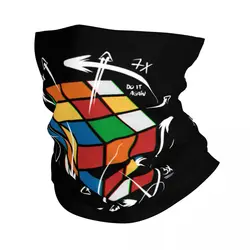 Rubix Rubiks Cube Math Formula Bandana Neck Gaiter Windproof Face Scarf Cover Men Women Geek Magic Gift Headwear Tube Balaclava