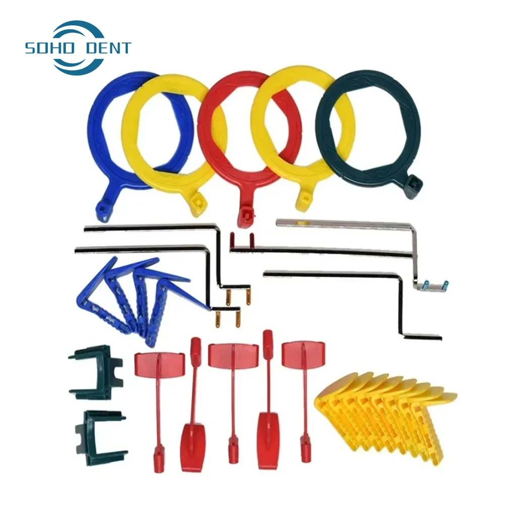 

Dental X-Ray Sensor Positioner Holder Dental Lab Film X-Ray Positioning Kit Digital Film Positioning System Locator Dentistry Tools