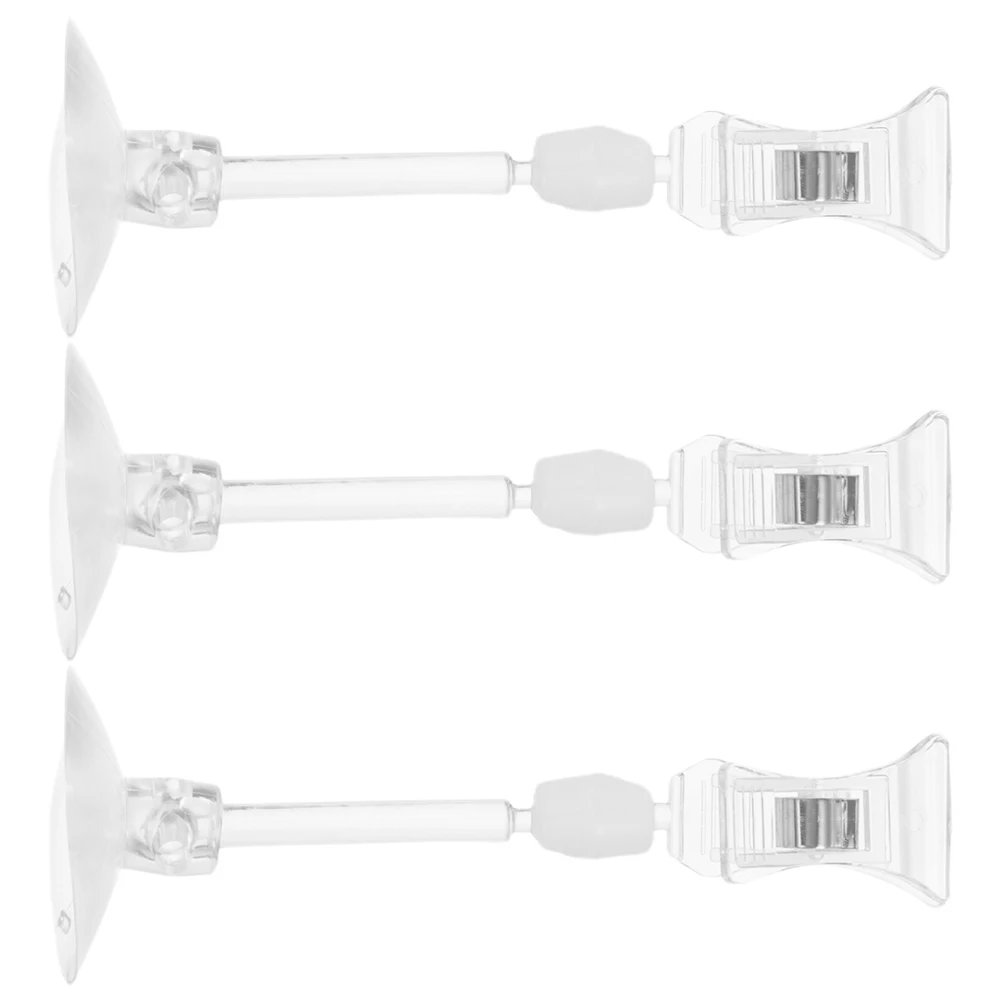 

3pcs Feeding Clip For Fish Tank Aquarium Sucker Clamp Portable Vegetable Holder Strong Suction Cup Fish Feeding Tools