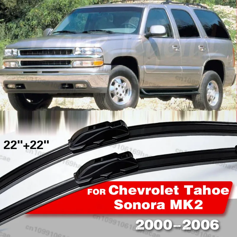 Escobillas Limpiaparabrisas para Auto, Accesorios para Chevrolet Tahoe Sonora MK2 GMC Yukon 2000 2001 2002 2003 2004 2005 2006