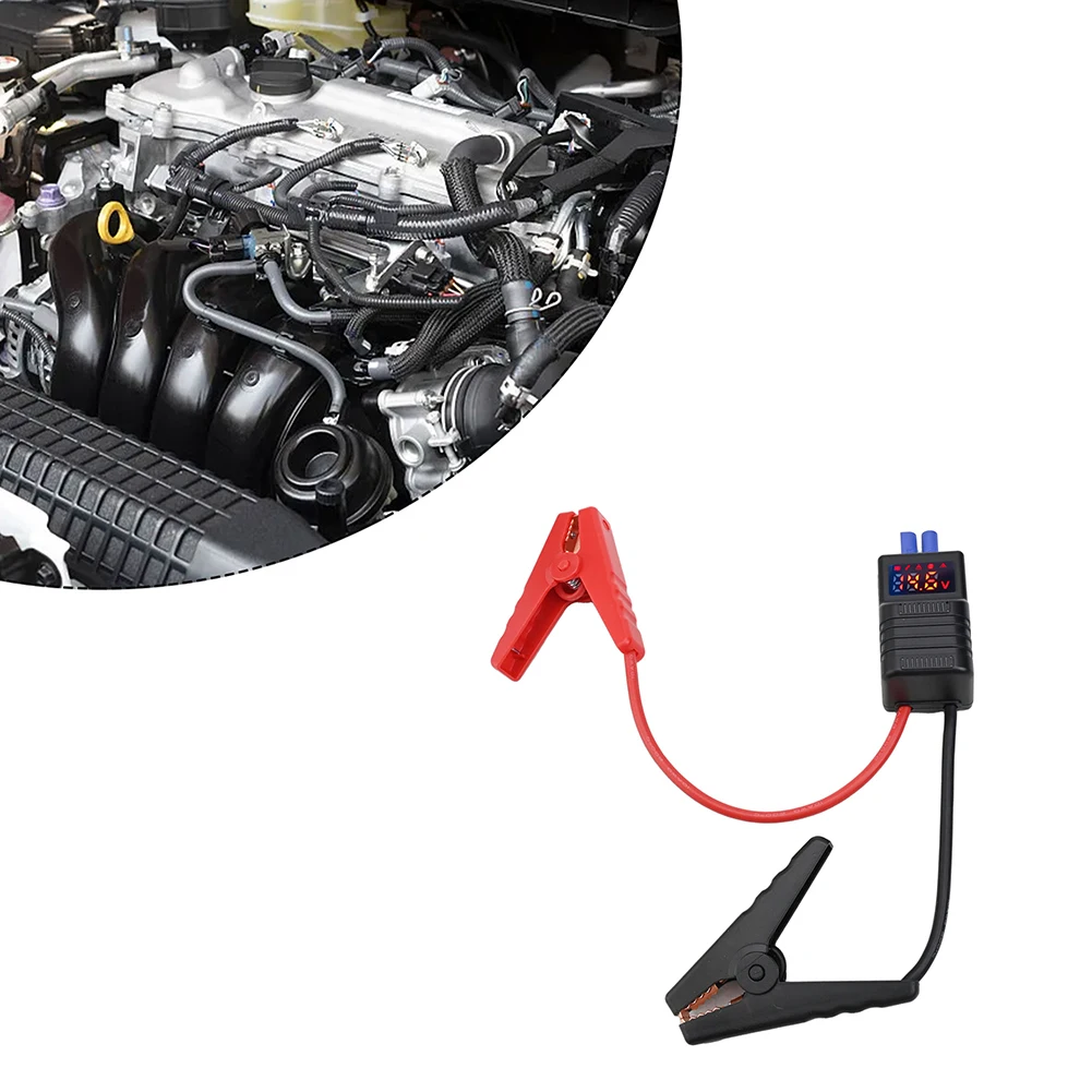 Battery Cable Clamp Smart Clip-on Booster Battery Charging Water Resistance Abrasion Resistance Aging Resistance Car Battery