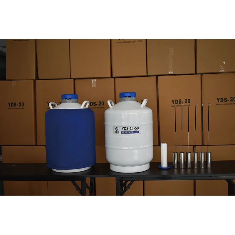 Cryo Container Liquid Nitrogen Tank Cow Semen Container YDS 15 liter 50mm