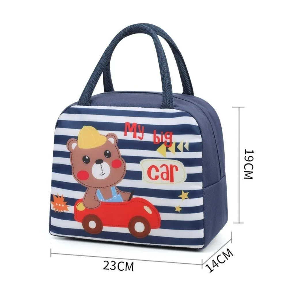 Oxford stoffen capibara lunchtas Waterdichte milieuvriendelijke cartoon lunchtas Houd temperatuur geïsoleerde lunchtas Outdoor picknick