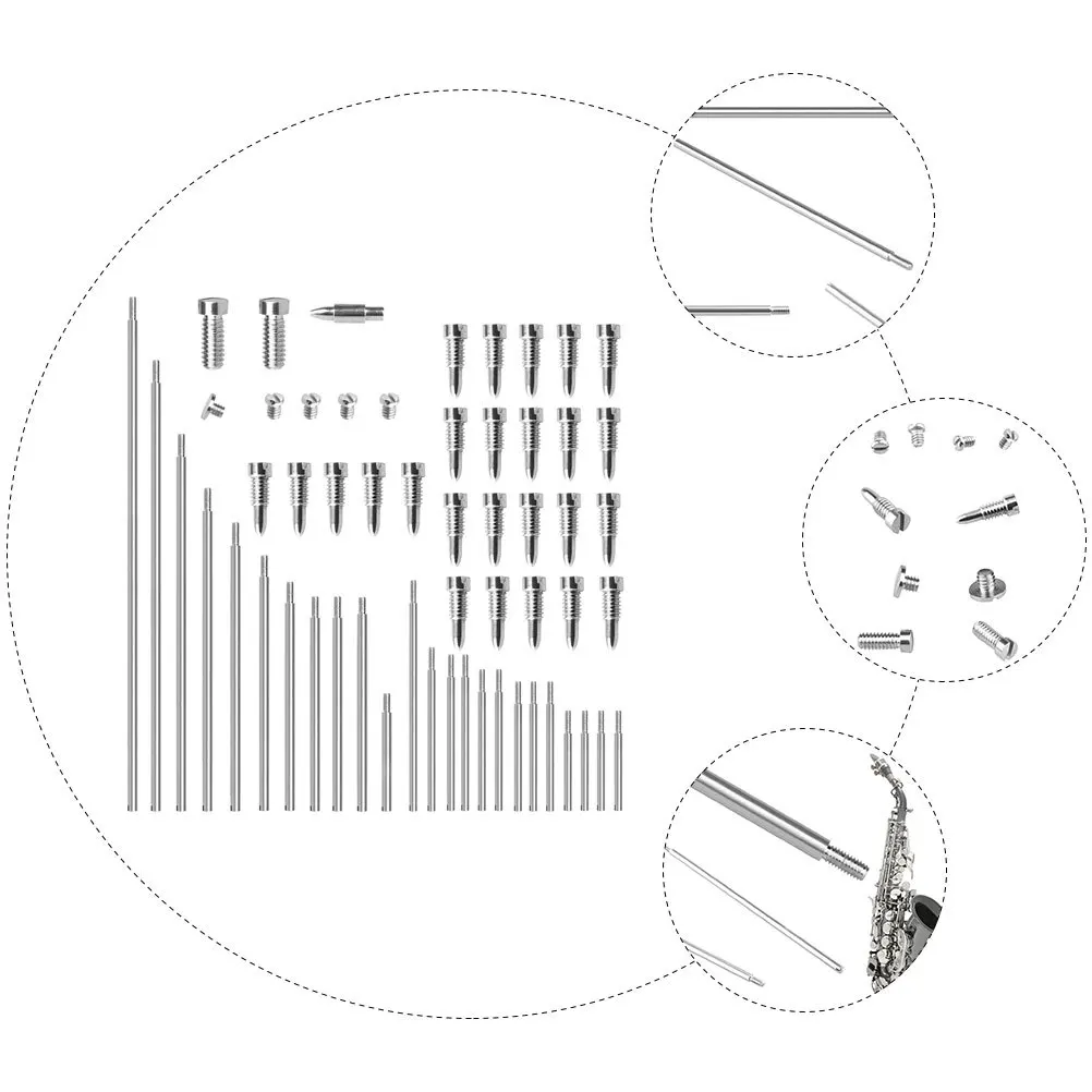 

Soprano Sax Repair Kit Screws Saxophone Tools Maintenance Silver Instrument Parts and Accessories