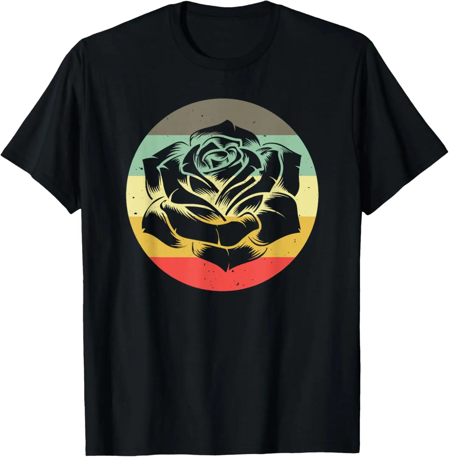 

Садовница Vintage Art Black Rose Garden — футболка с розой в стиле ретро