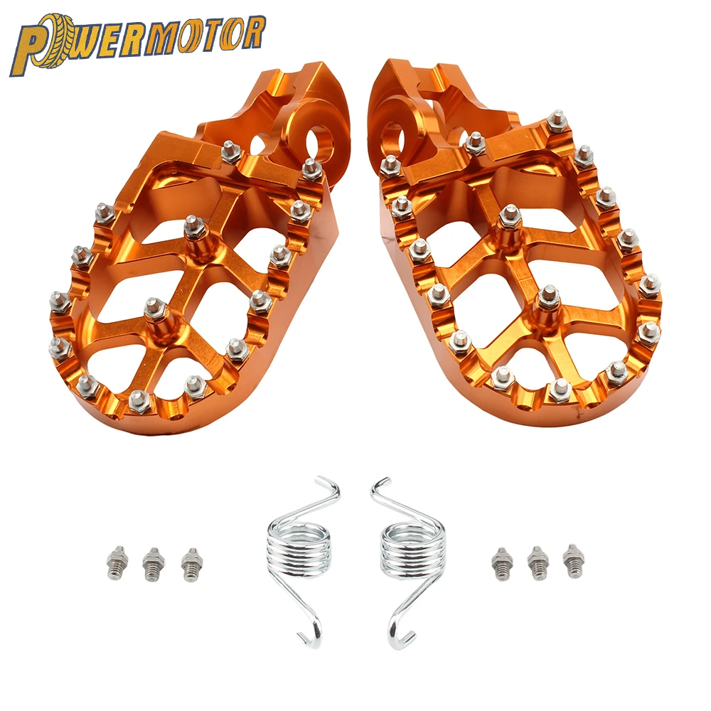 Dirt Bike Motorcycle Foot Pegs Footrest Rests Pedals For KTM SX SXF EXC XC XCF XCW SMC 150 200 250 350 450 530 Rests Footpegs