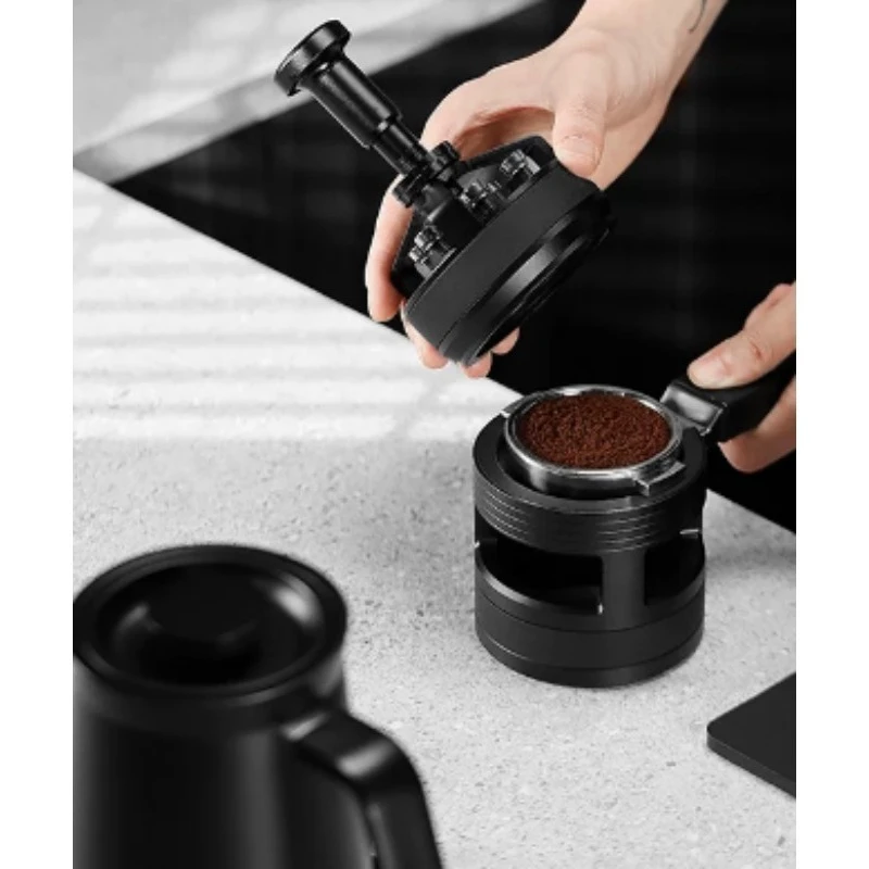 58mm Rotary Tool Espresso, Magnetic Needle Distributor for Clump-Free Coffee, Barista Accessory